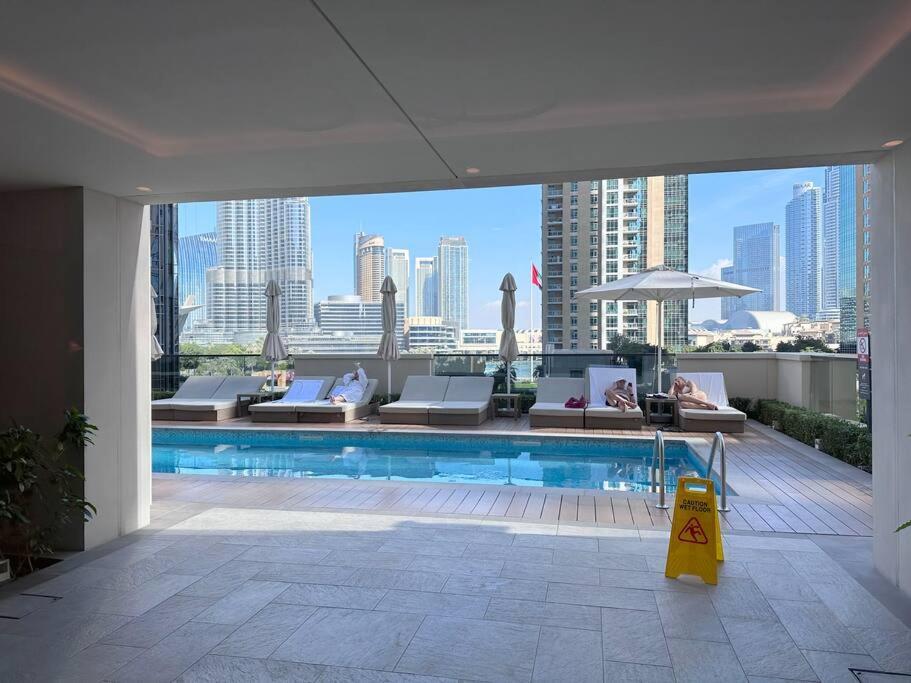 迪拜Chic 2Br Apt At Act One Act Two Near Burj Khalifa 3504公寓 外观 照片